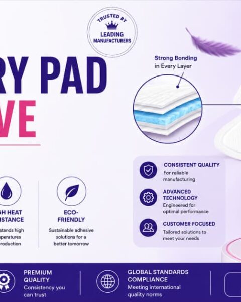 Sanitary Pad Adhesive in India Sanitary Pad Adhesive